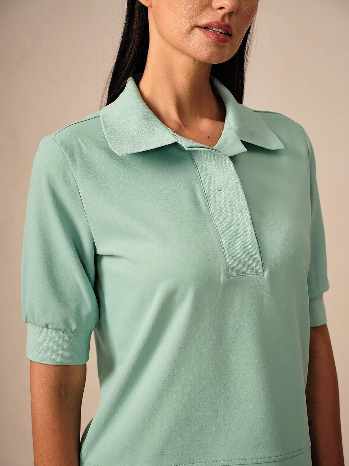 Crisp Couture Short Sleeve Polo Top UPF50+