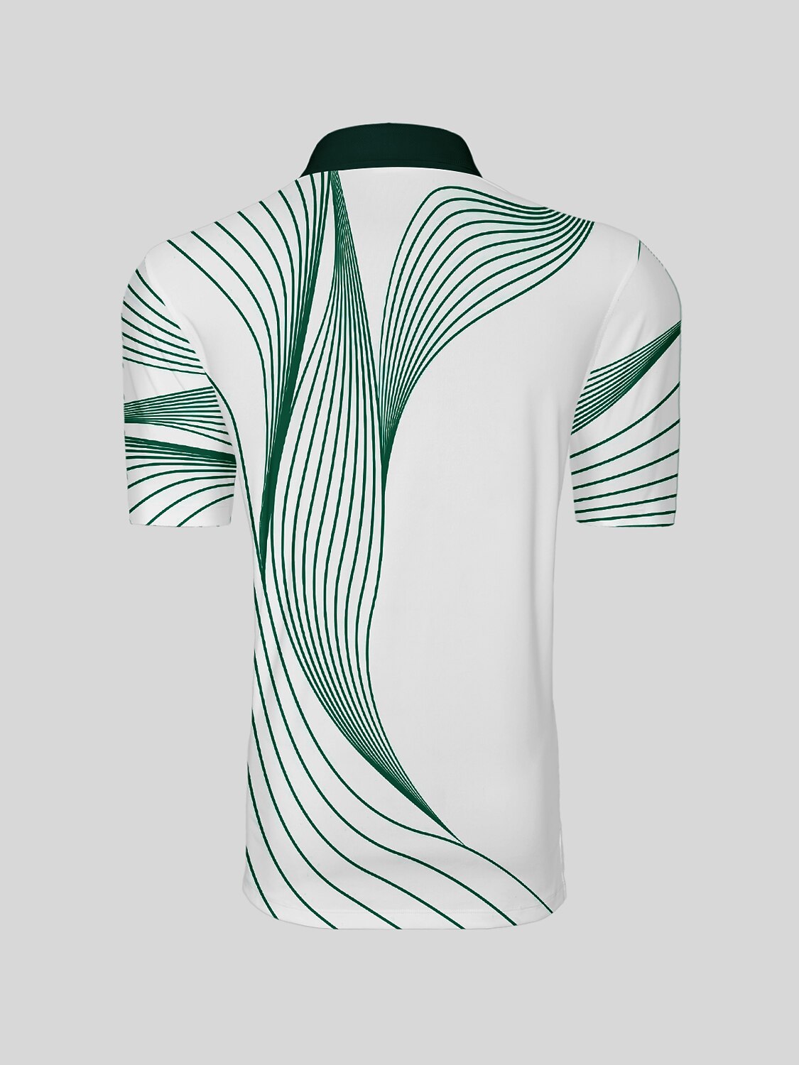 Air Brush Men's Ribbed Collar Polo Top UPF50+