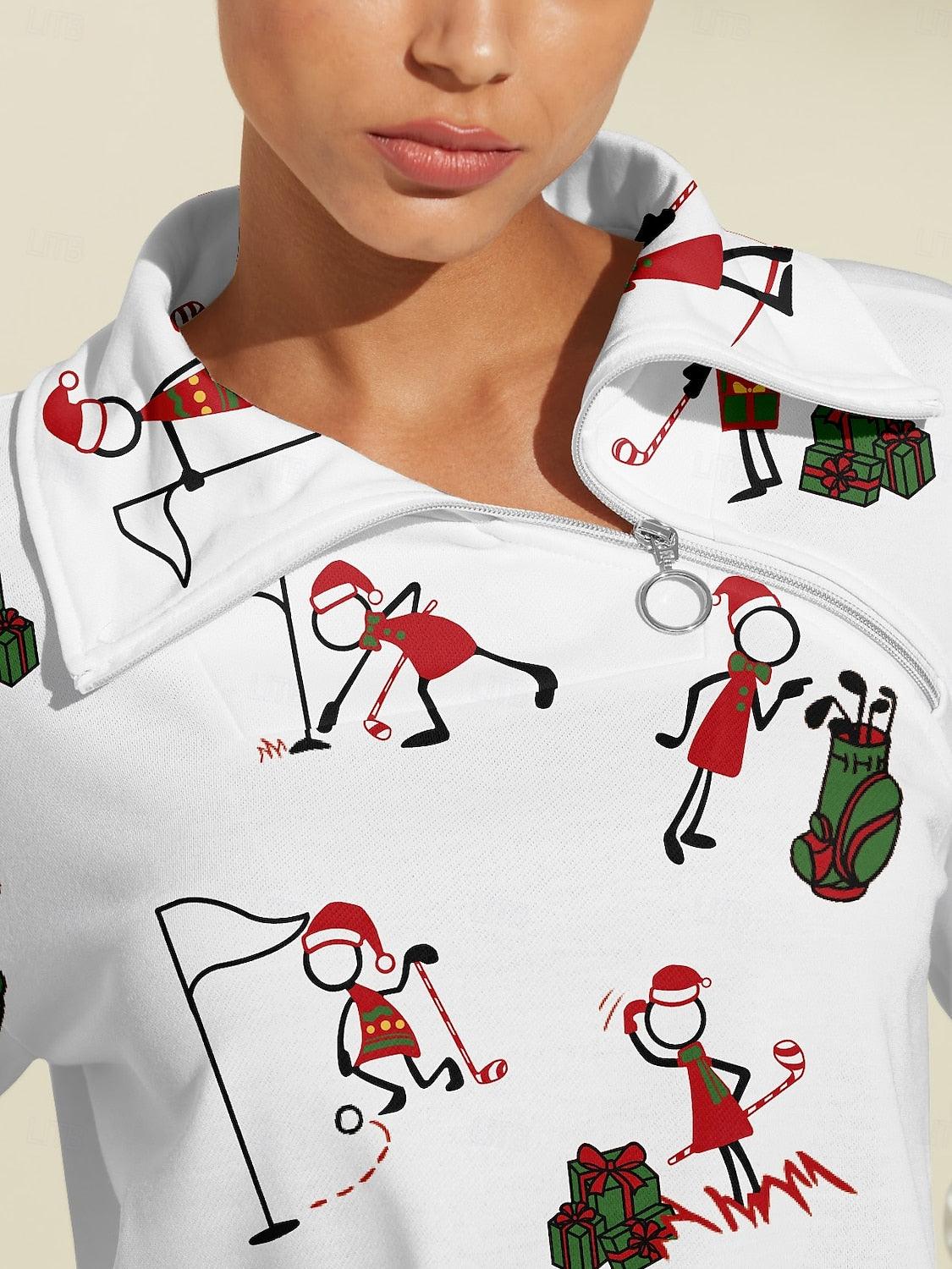 Hyper-prep Christmas Golf Sweatshirt