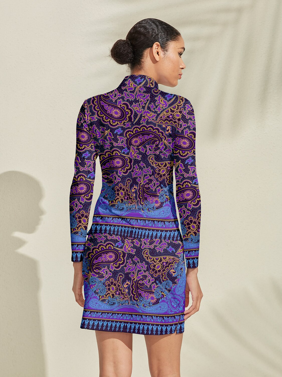 Pretty Feminine Silky Golf Shirt Quarterzip UPF50+