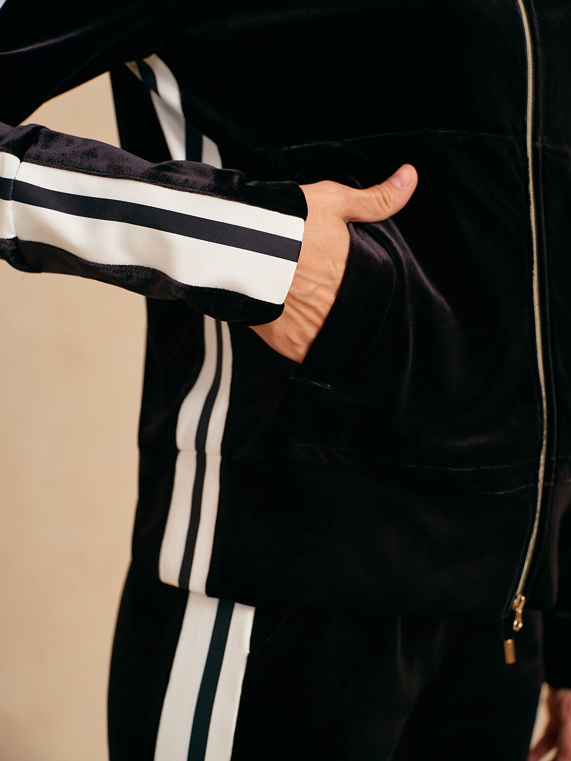 UltraSoft Velvet Long Sleeve Full Zip Jacket