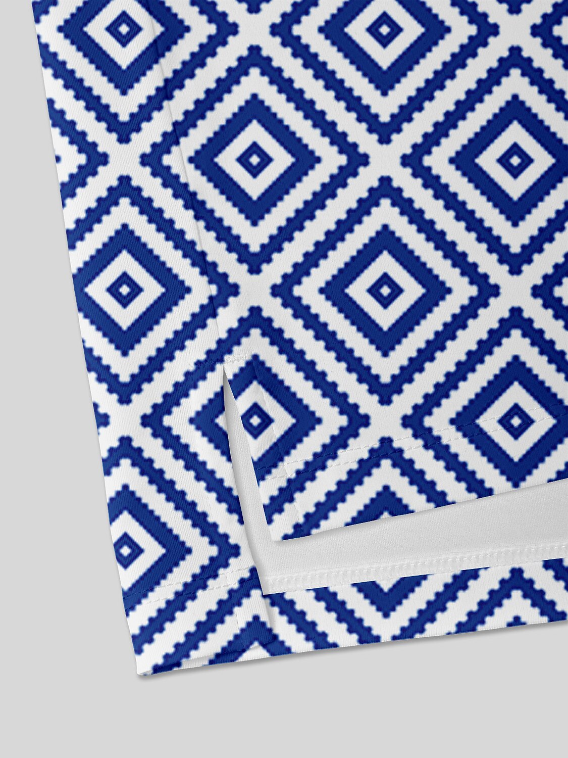 Bold Baroque Men's Ribbed Collar Polo Top UPF50+