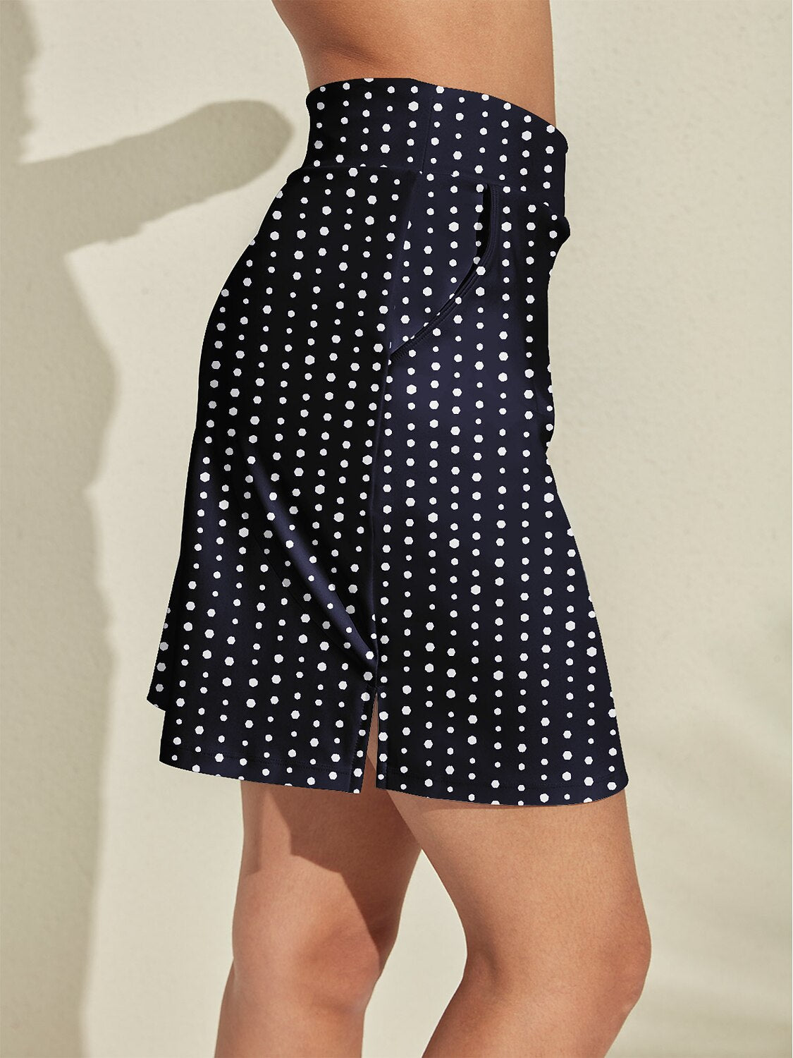 Hyper-prep Silky 19 Inch High Waist Skort UPF50+