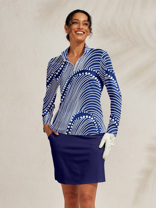 Hyper-prep Golf Shirt Quarterzip UPF50+