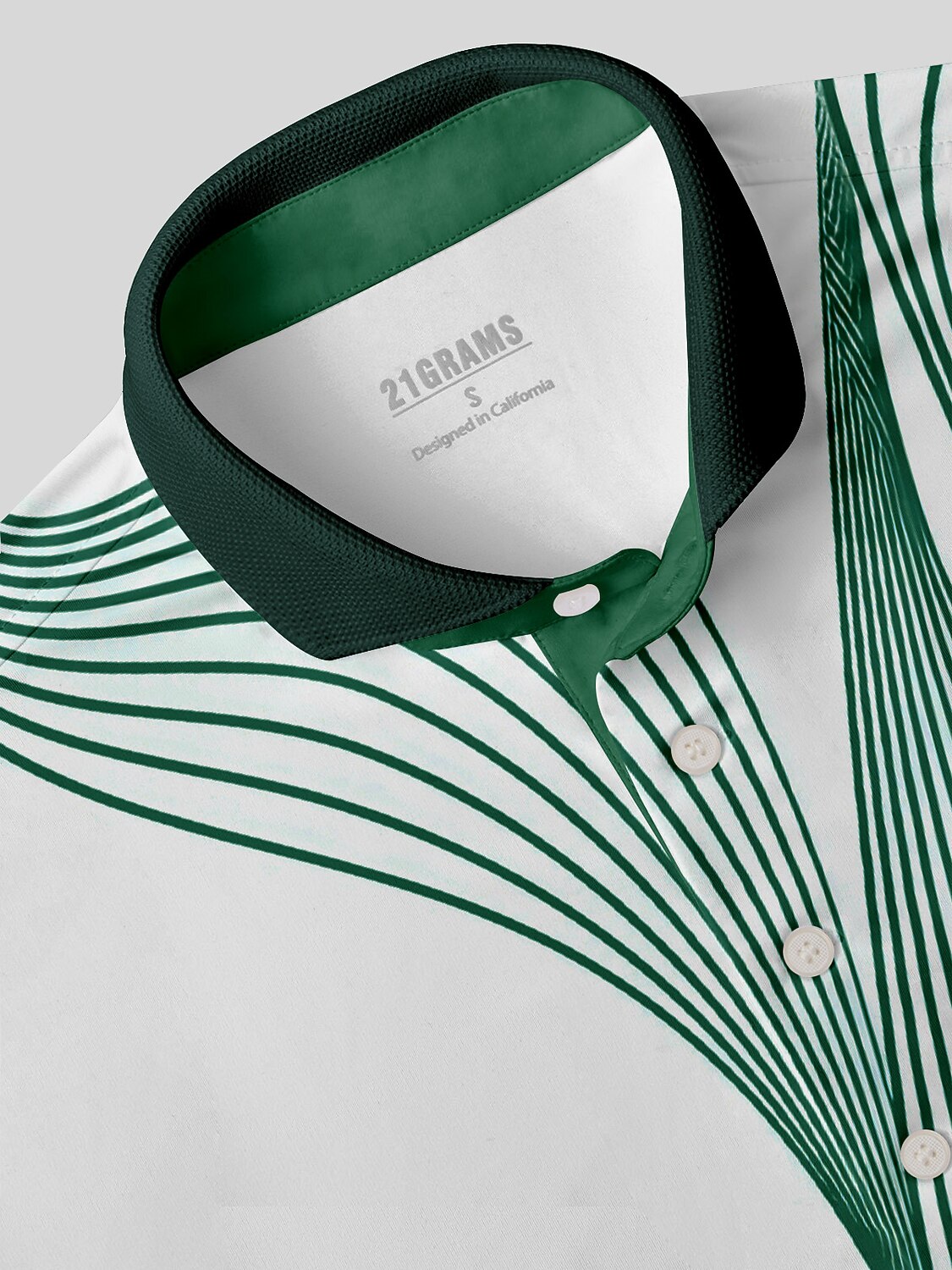 Air Brush Men's Ribbed Collar Polo Top UPF50+