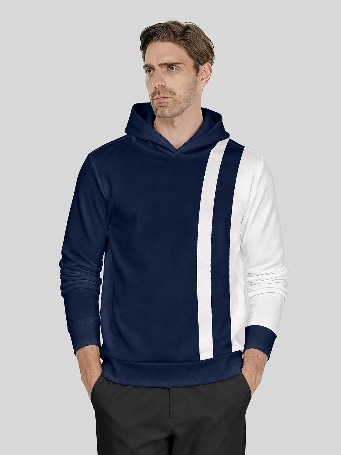 Playful Nautical Men's Golf Hooded Sweatshirt