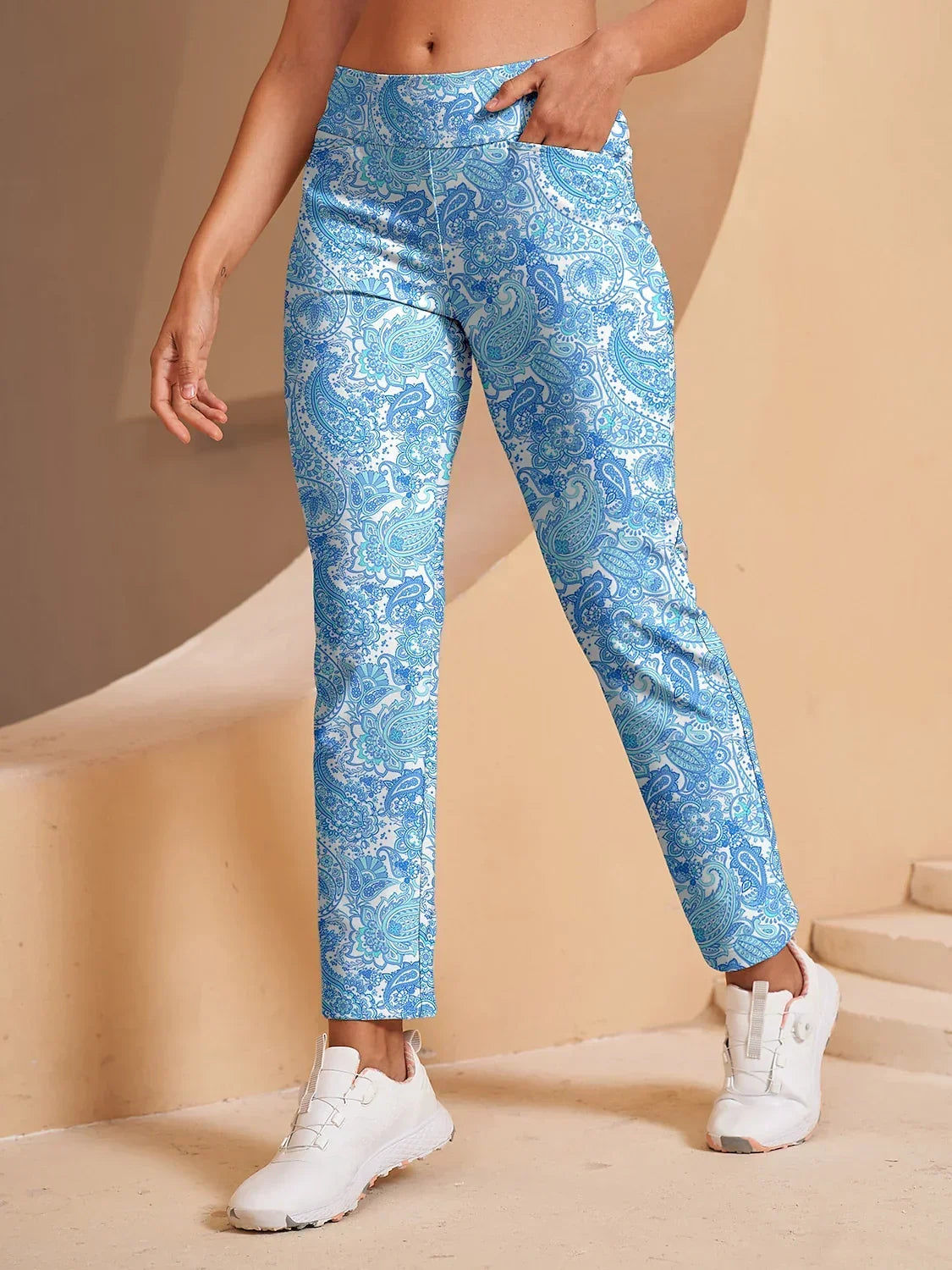 Pretty Feminine 28 Inch Performance Stretch Ankle Pants