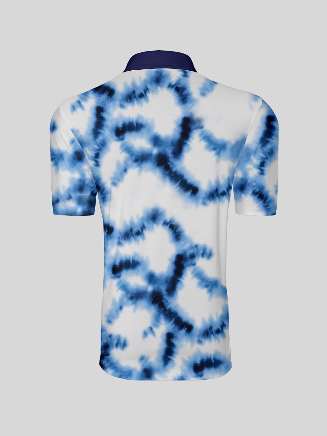 Inked Skins Men's Ribbed Collar Polo Top UPF50+