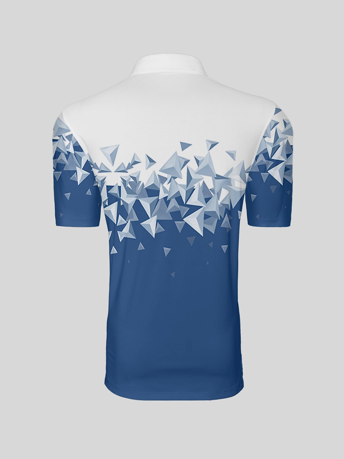 Hyper-prep Men's Ribbed Collar Polo Top UPF50+