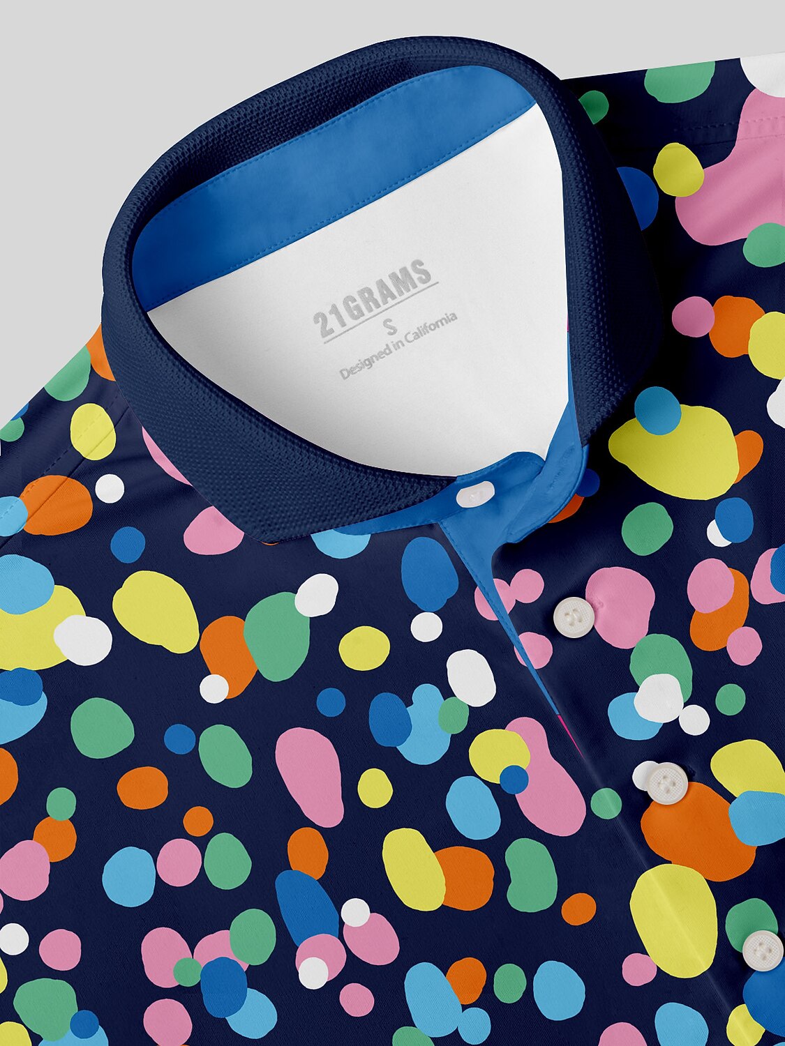 Hyper-prep Men's Ribbed Collar Polo Top UPF50+