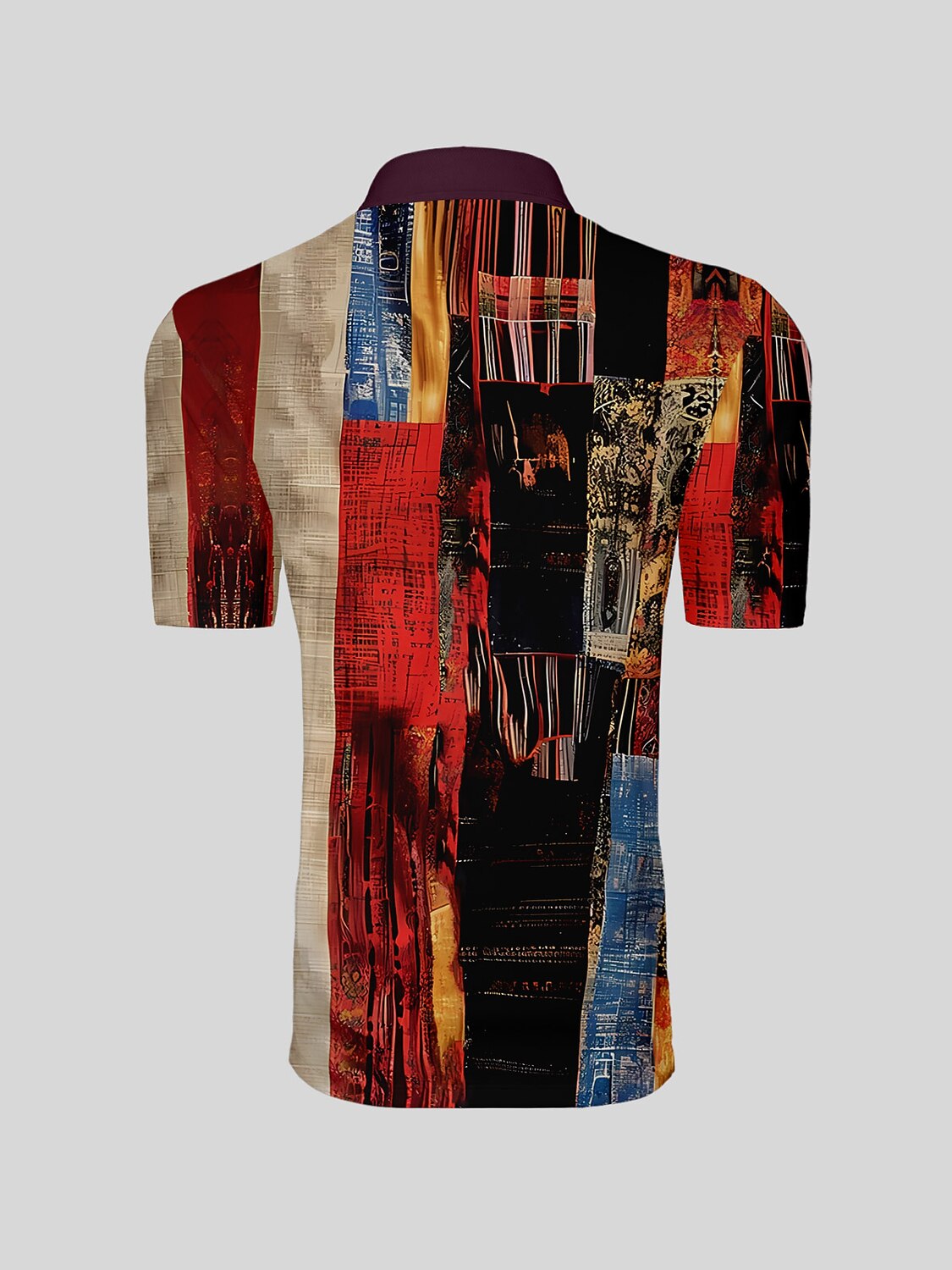 Not So Classic Men's Ribbed Collar Polo Top UPF50+