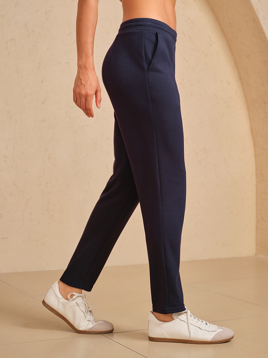UltraSoft Stretch Hidden Drawstring Ankle Pants