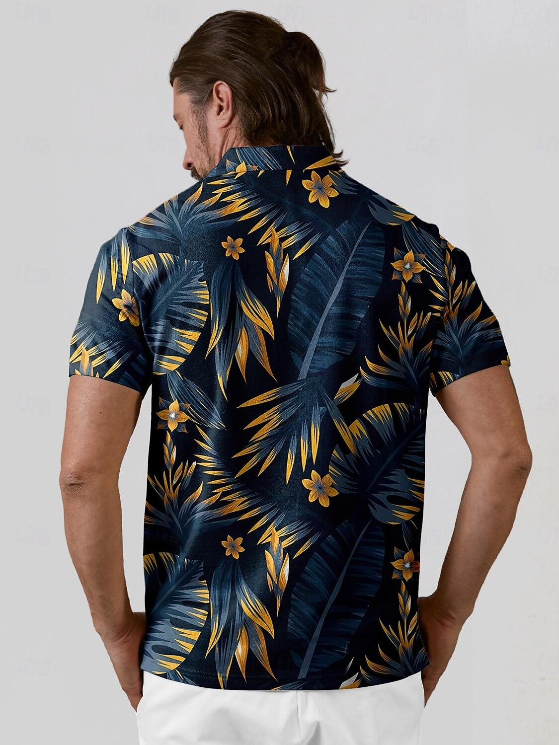 Botanical Energy Men's Polo Top UPF50+