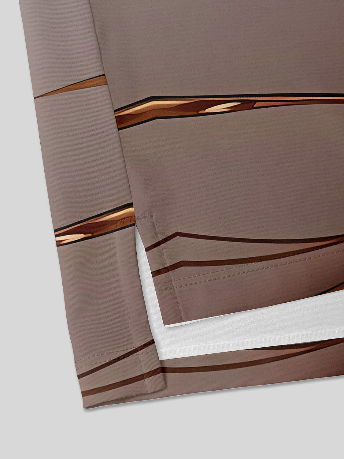 Inked Skins Men's Ribbed Collar Polo Top UPF50+