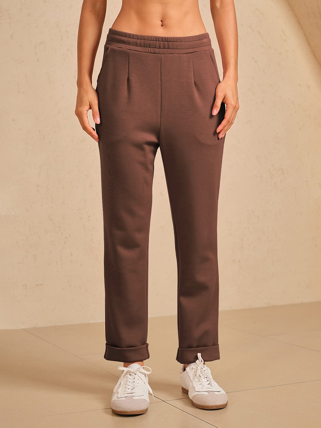 UltraSoft Stretch Hidden Drawstring Cuff Pants