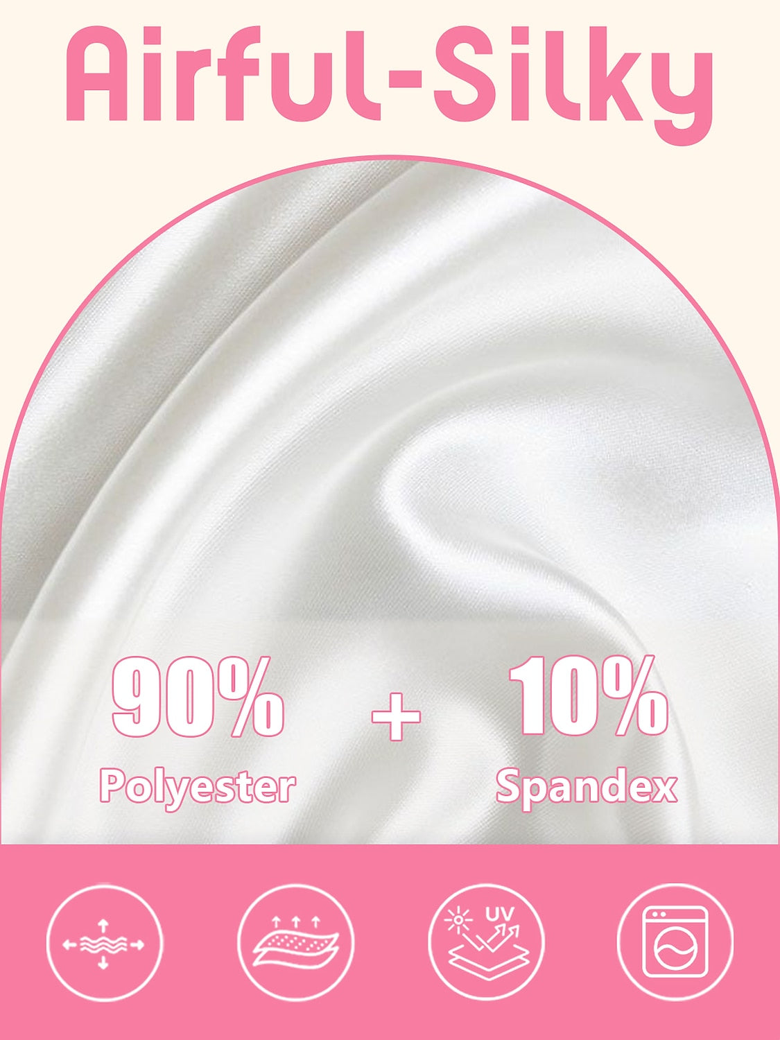 Hyper-prep Silky Ruffle Polo Top UPF50+