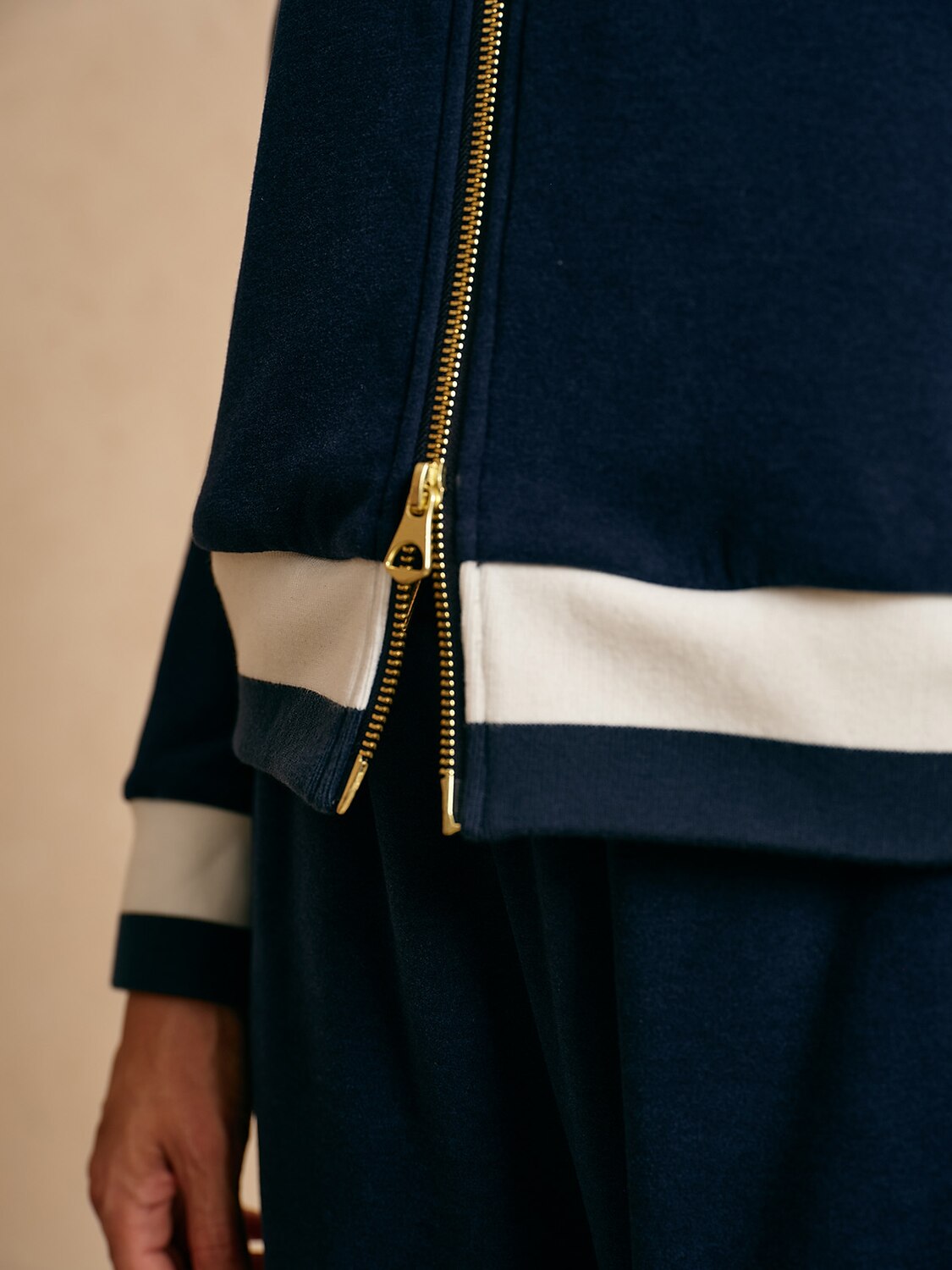 UltraSoft Velour Long Sleeve Full Zip Jacket