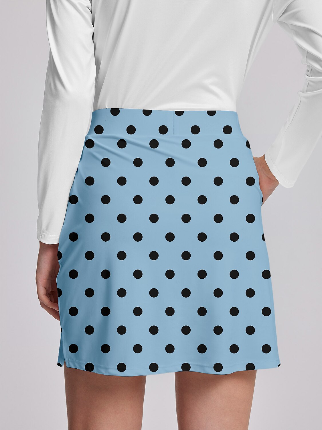 Hyper-prep Silky 19 Inch High Waist Skort UPF50+