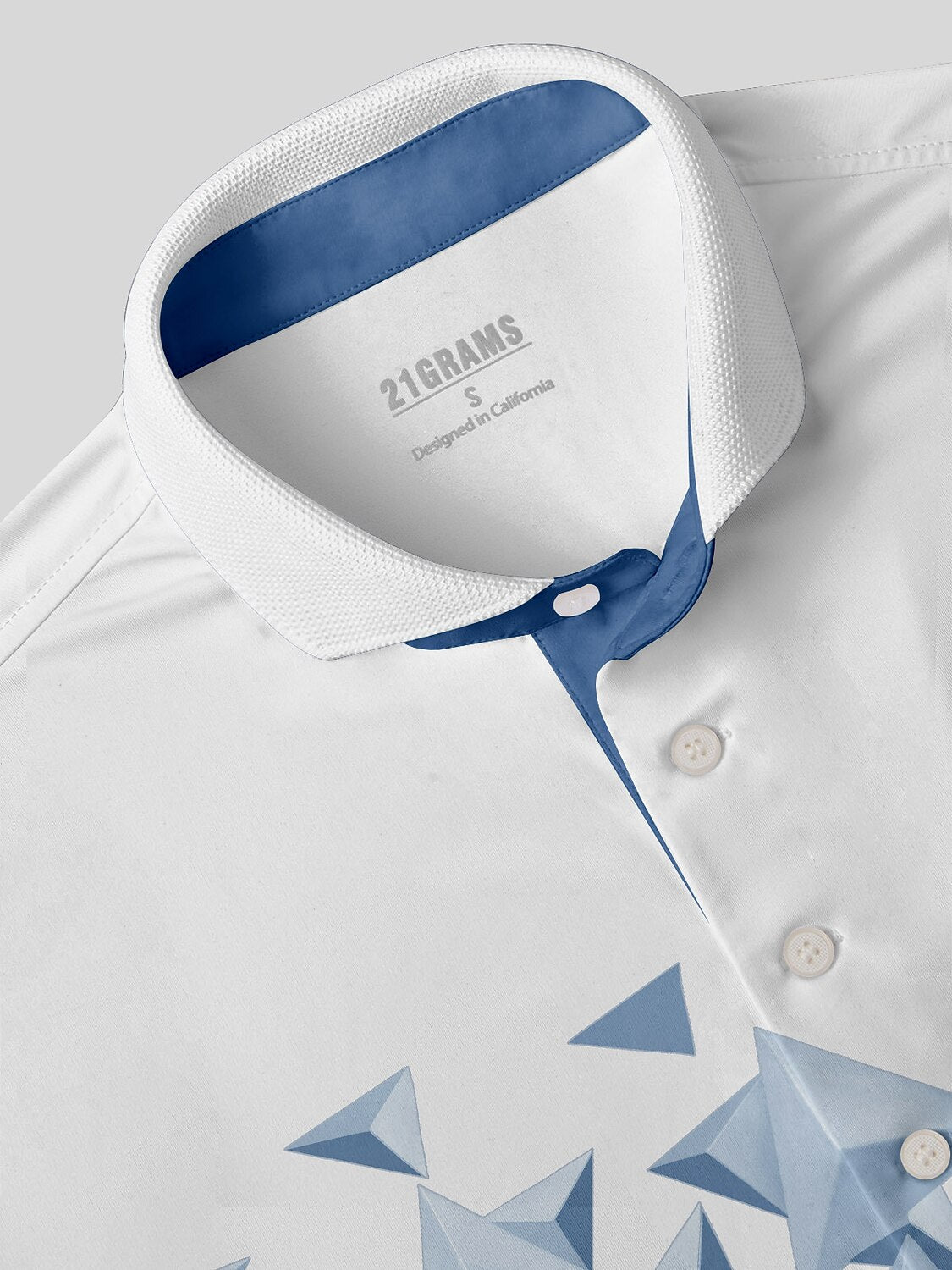 Hyper-prep Men's Ribbed Collar Polo Top UPF50+