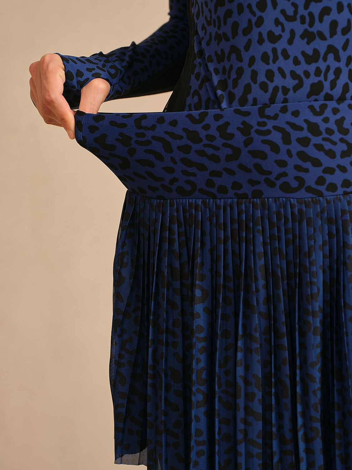 More Than Basic 36 Inch Leopard Mesh Golf Skeggings