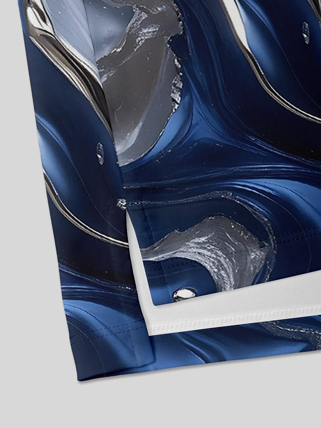 Inked Skins Men's Ribbed Collar Polo Top UPF50+