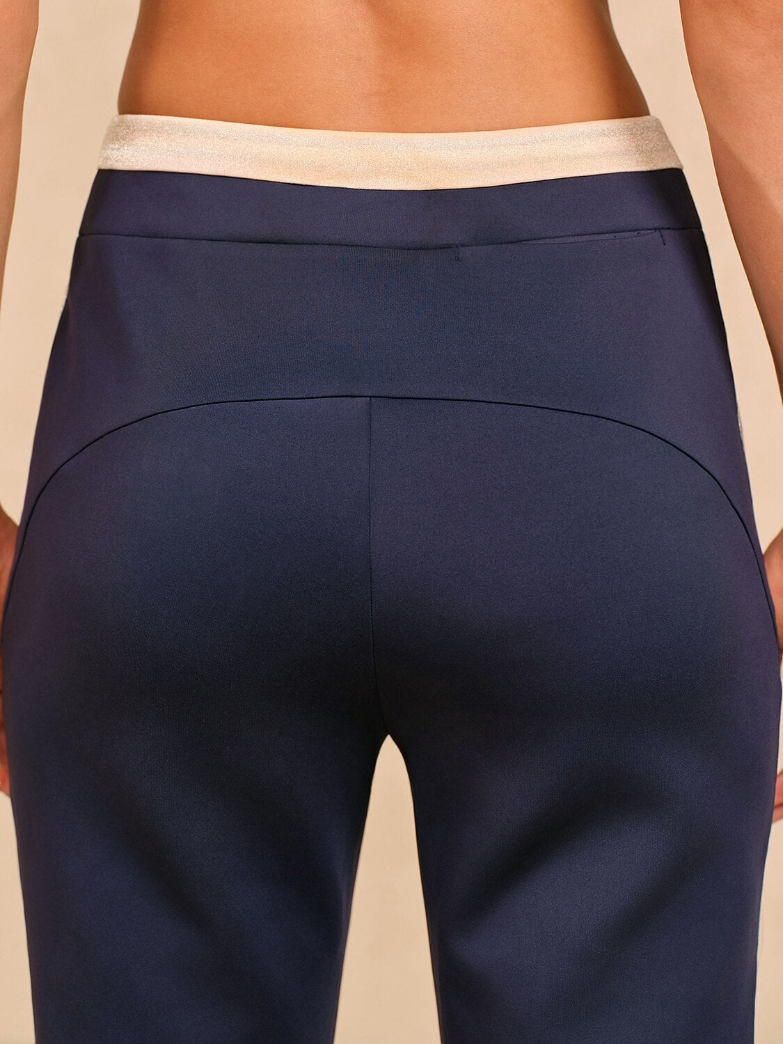 Navycore 39 Inch Stretch Color Block Ankle Pants