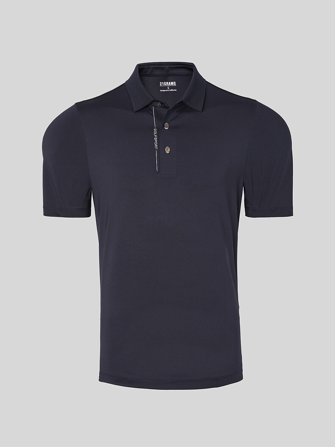 TechShed Men's Button Up Short Sleeve Polo