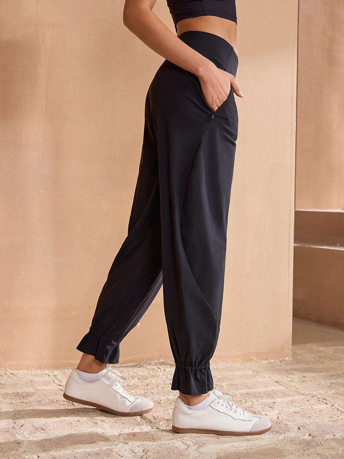 More Than Basic 38 Inch Performance Ruffle Pants