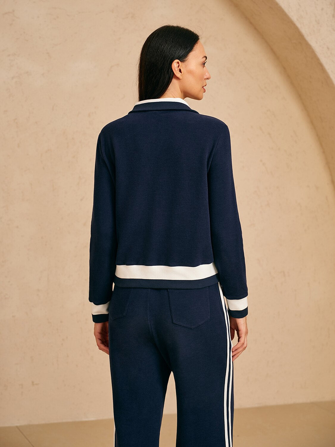 UltraSoft Velour Long Sleeve Full Zip Jacket