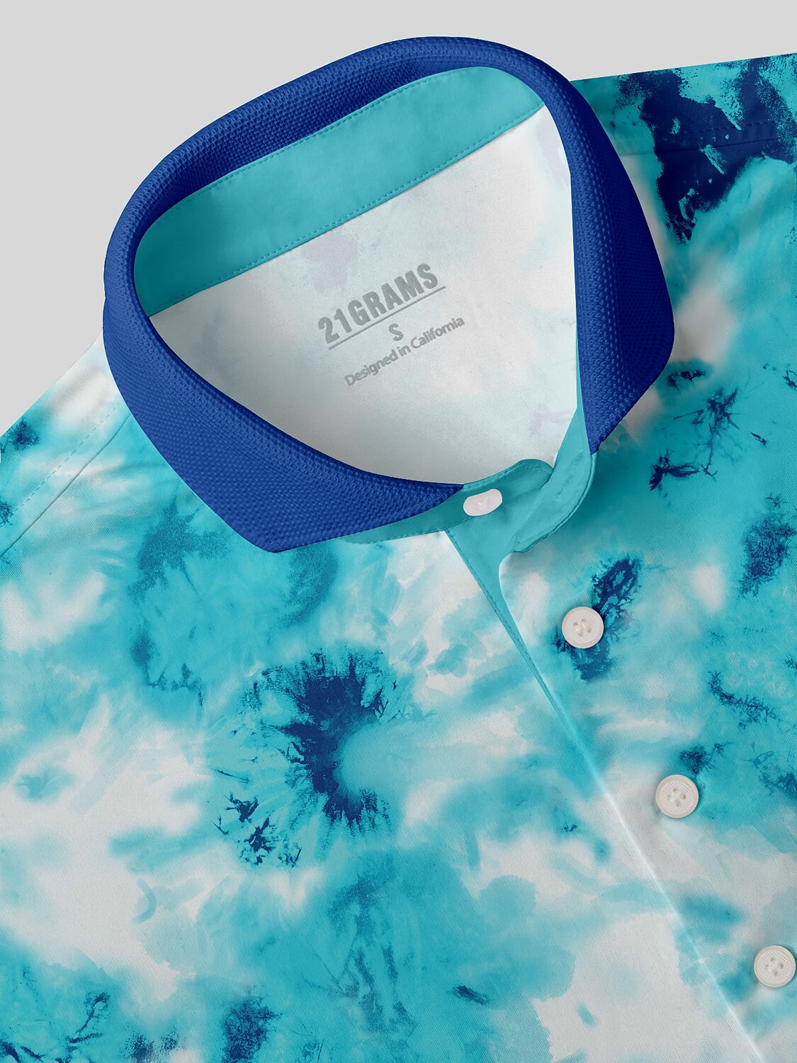 Inked Skins Men's Ribbed Collar Polo Top UPF50+