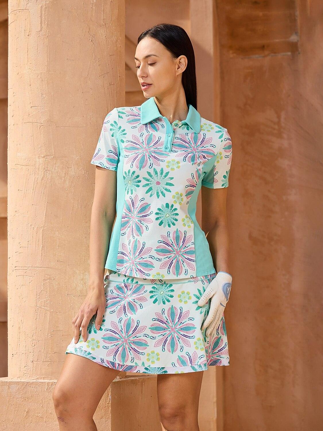 Premium Short Sleeve Color Block Polo UPF50+