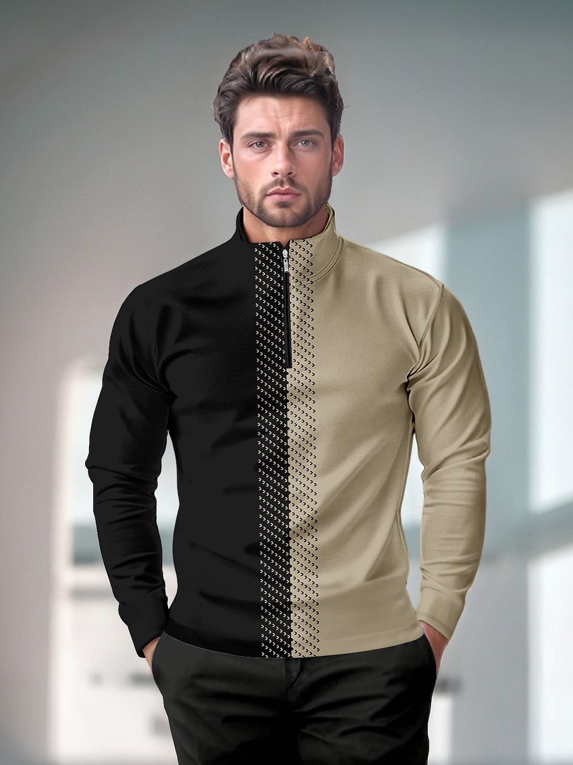 Not So Classic Men's Golf Shirt Quarterzip UPF50+