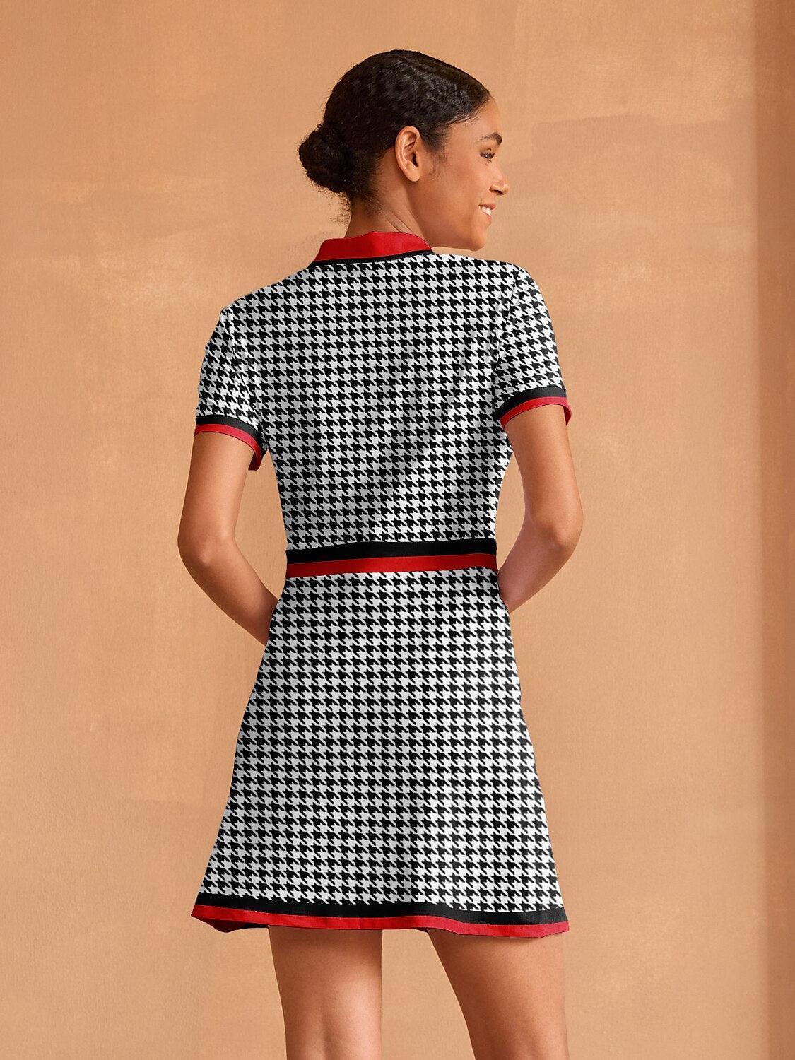 Not So Classic Short Sleeve A-Line 36.5 Inch Dress