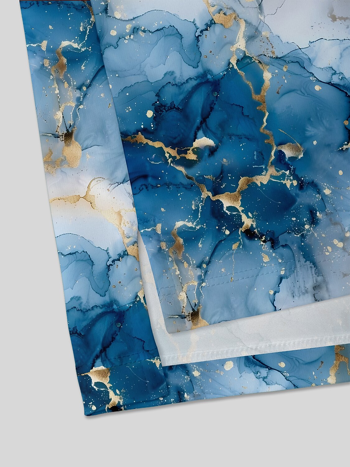 Inked Skins Men's Ribbed Collar Polo Top UPF50+