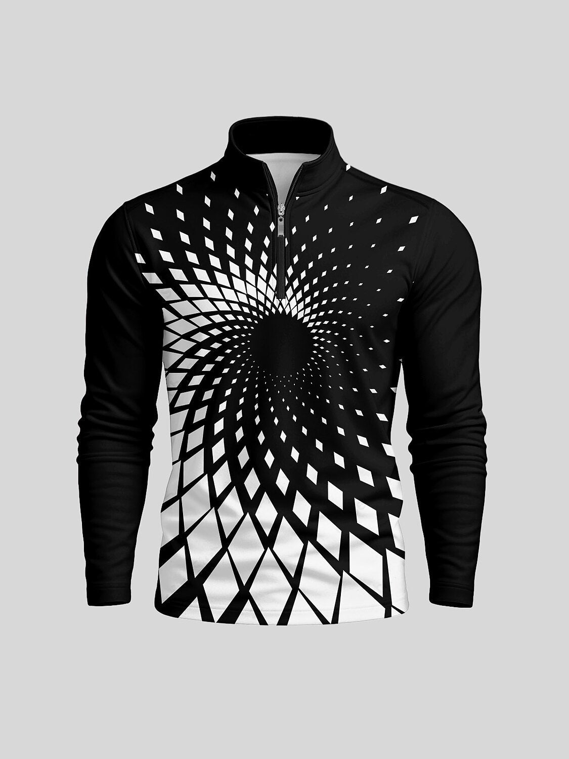 Air Brush Men's Golf Shirt Quarterzip UPF50+