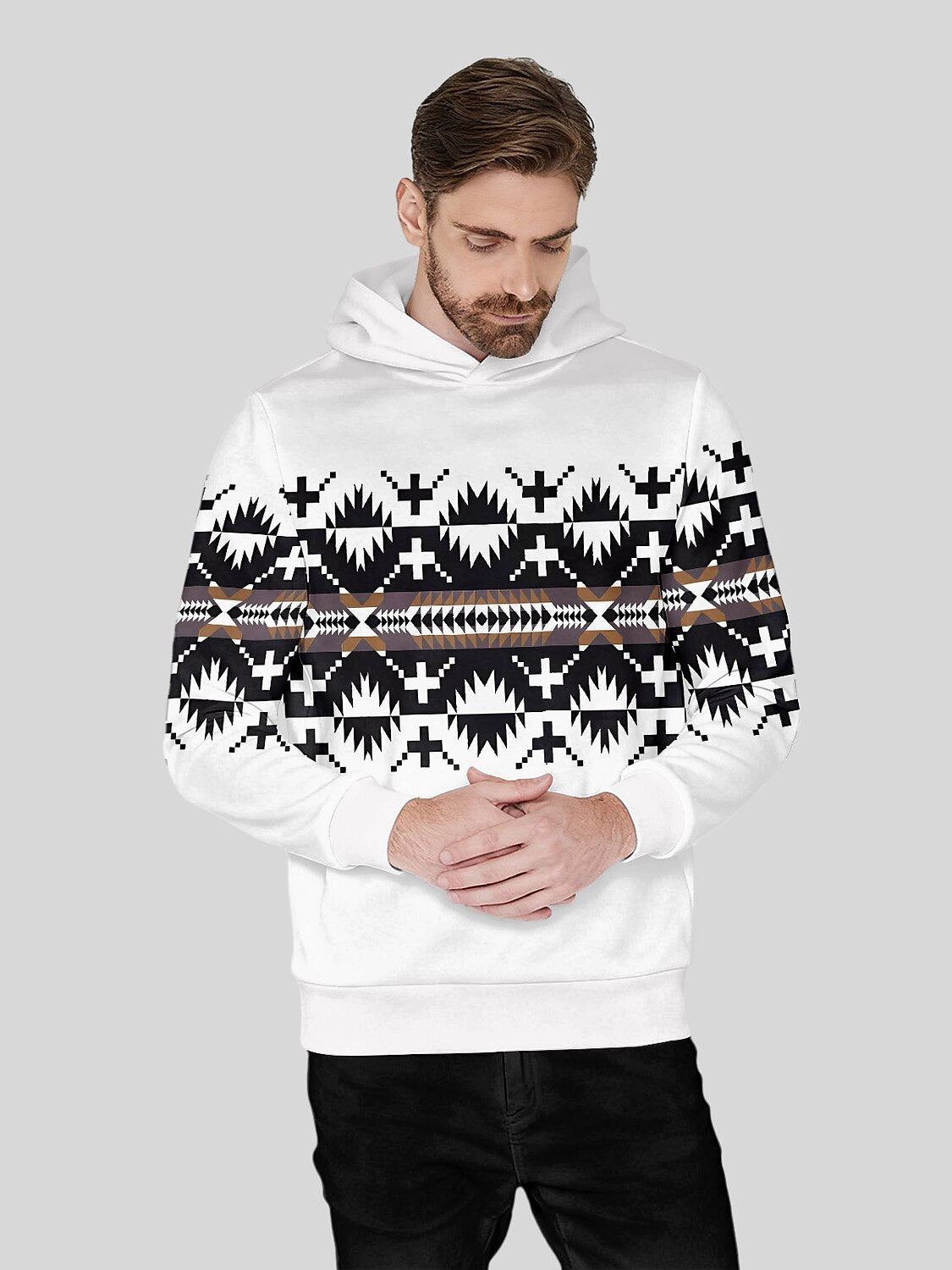 Bold Baroque Men's Golf Hooded Sweatshirt