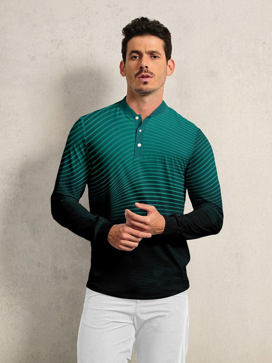 Air Brush Men's Golf Henley Shirt UPF50+