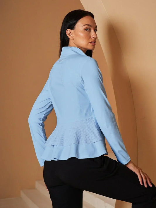 More Than Basic Ruffle Golf Jacket Sun Protection