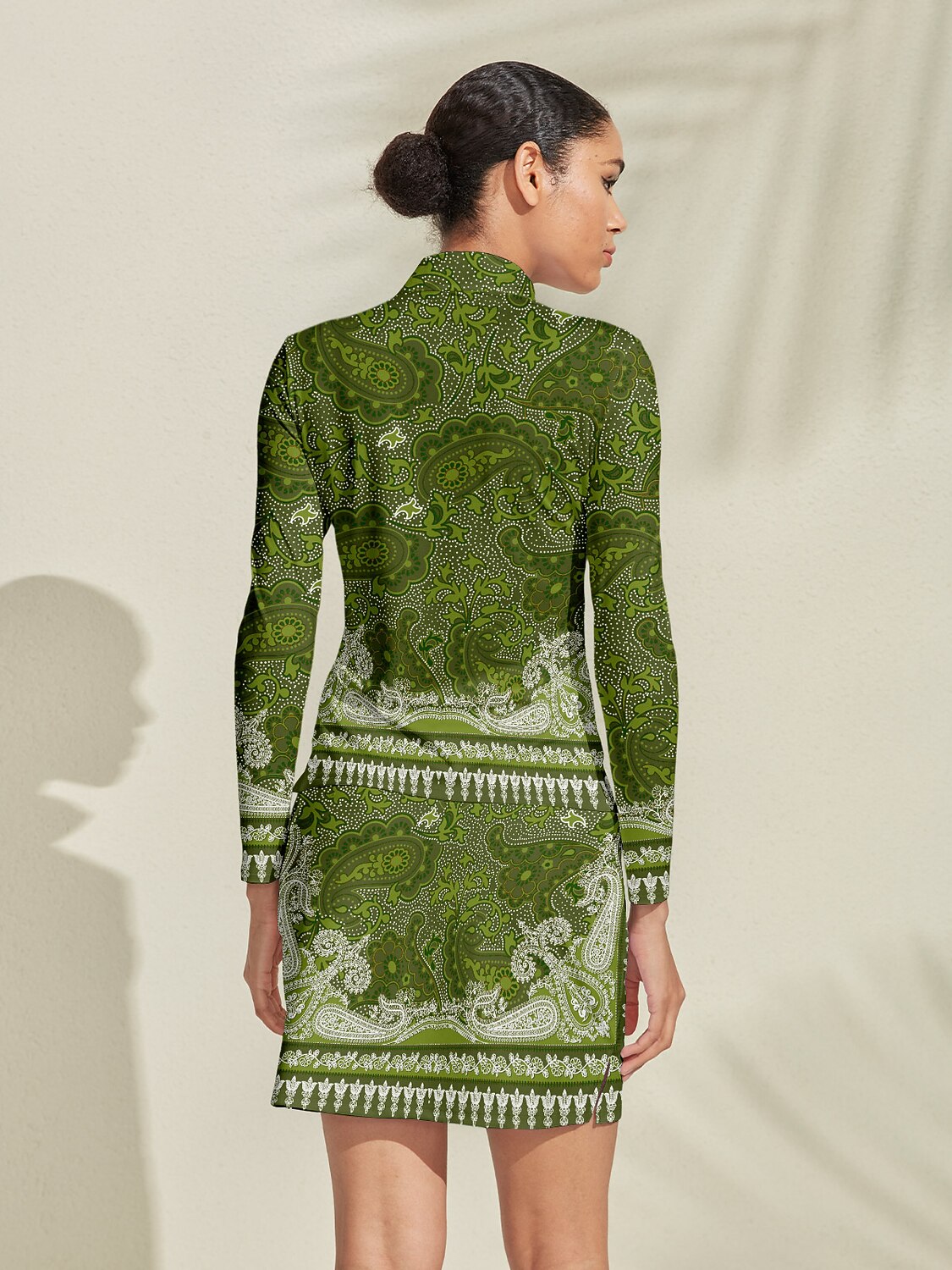 Pretty Feminine Silky Golf Shirt Quarterzip UPF50+