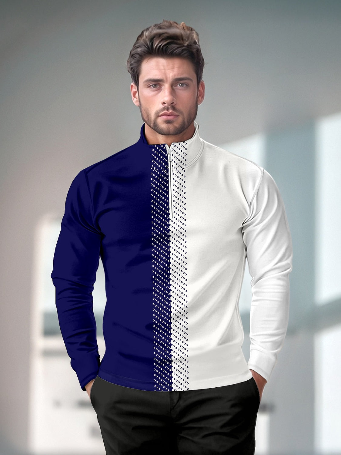 Not So Classic Men's Golf Shirt Quarterzip UPF50+