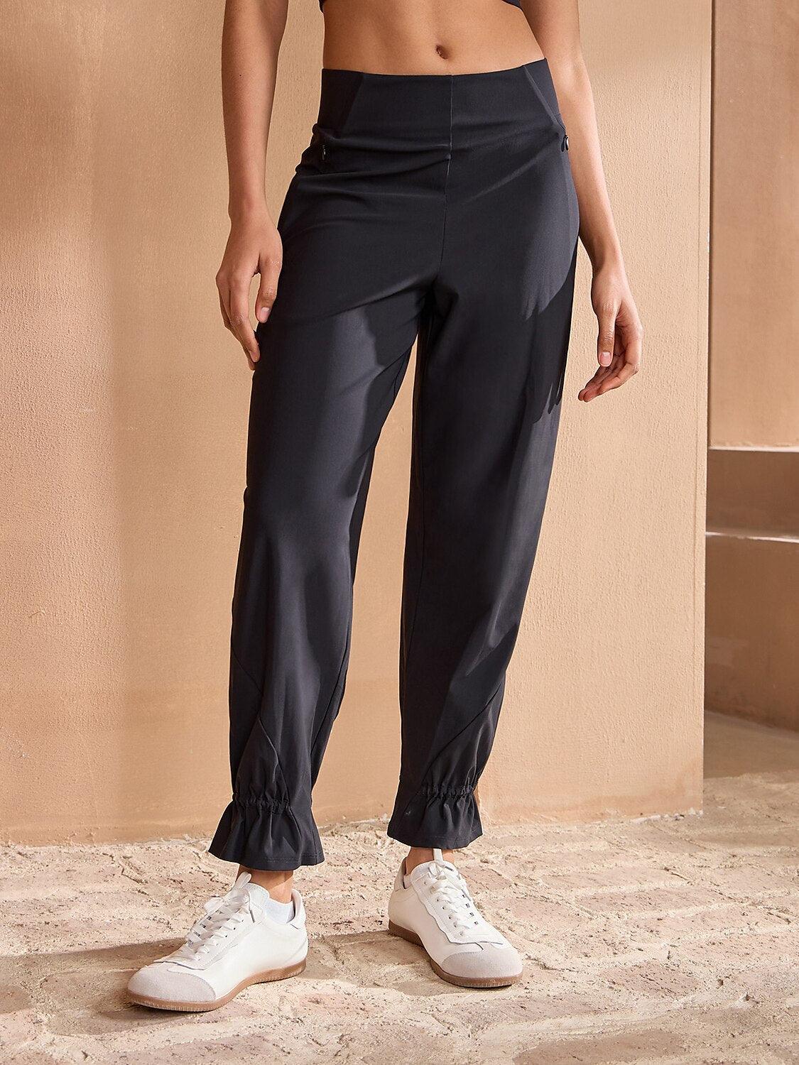 More Than Basic 38 Inch Performance Ruffle Pants