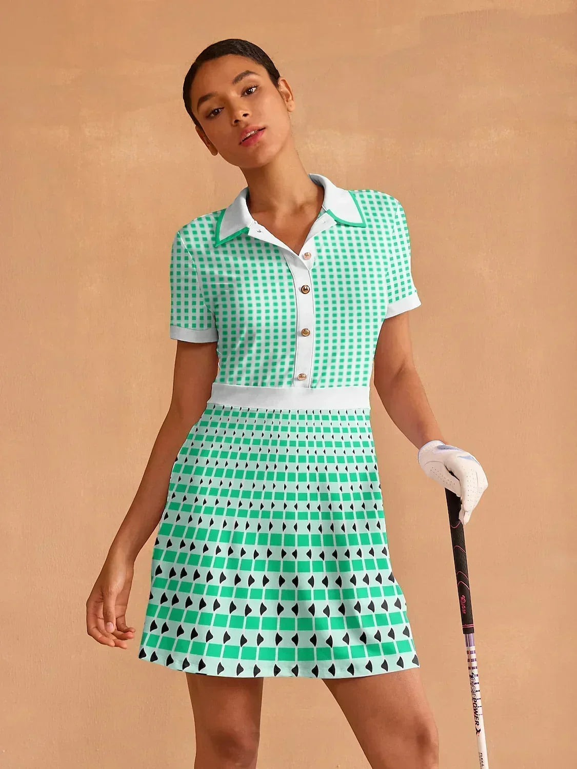 Not So Classic Short Sleeve A-Line 36.5 Inch Dress