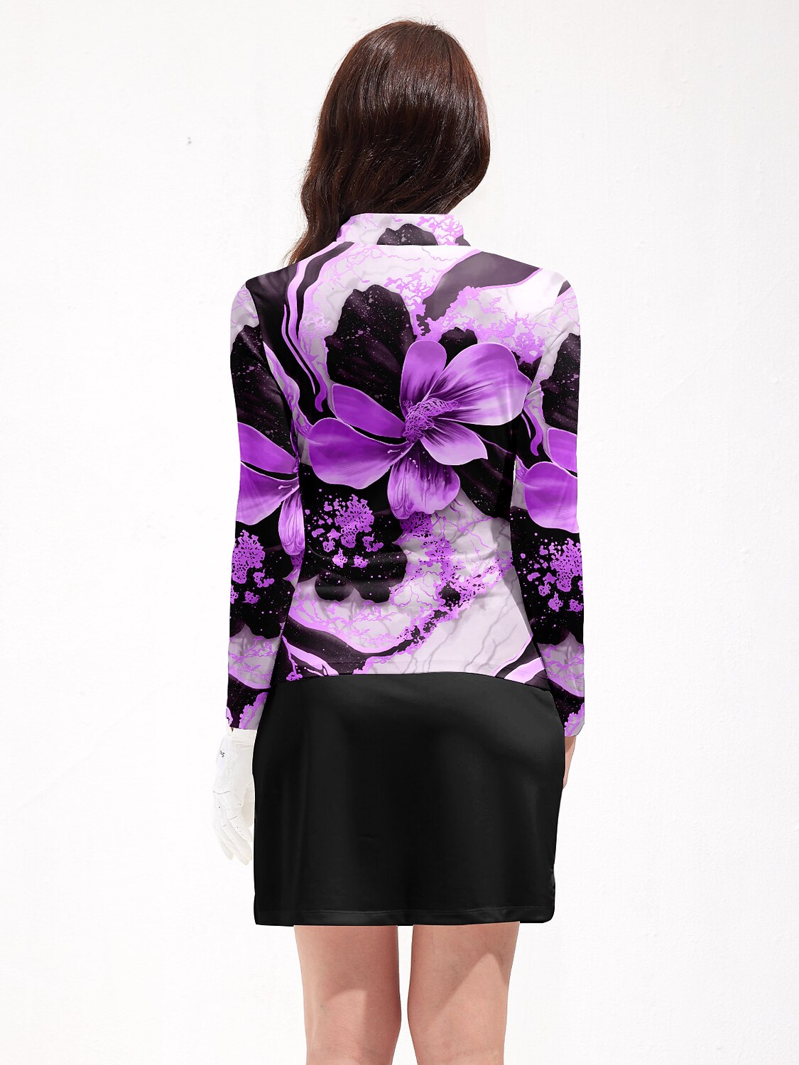 Botanical Energy Golf Shirt Quarterzip UPF50+