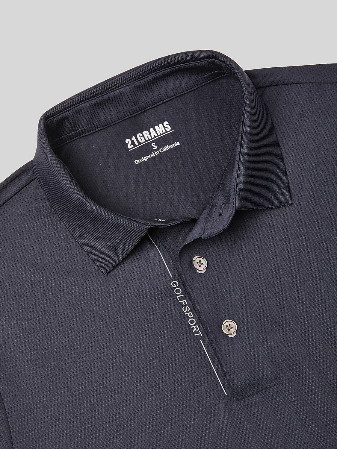 TechShed Men's Button Up Short Sleeve Polo