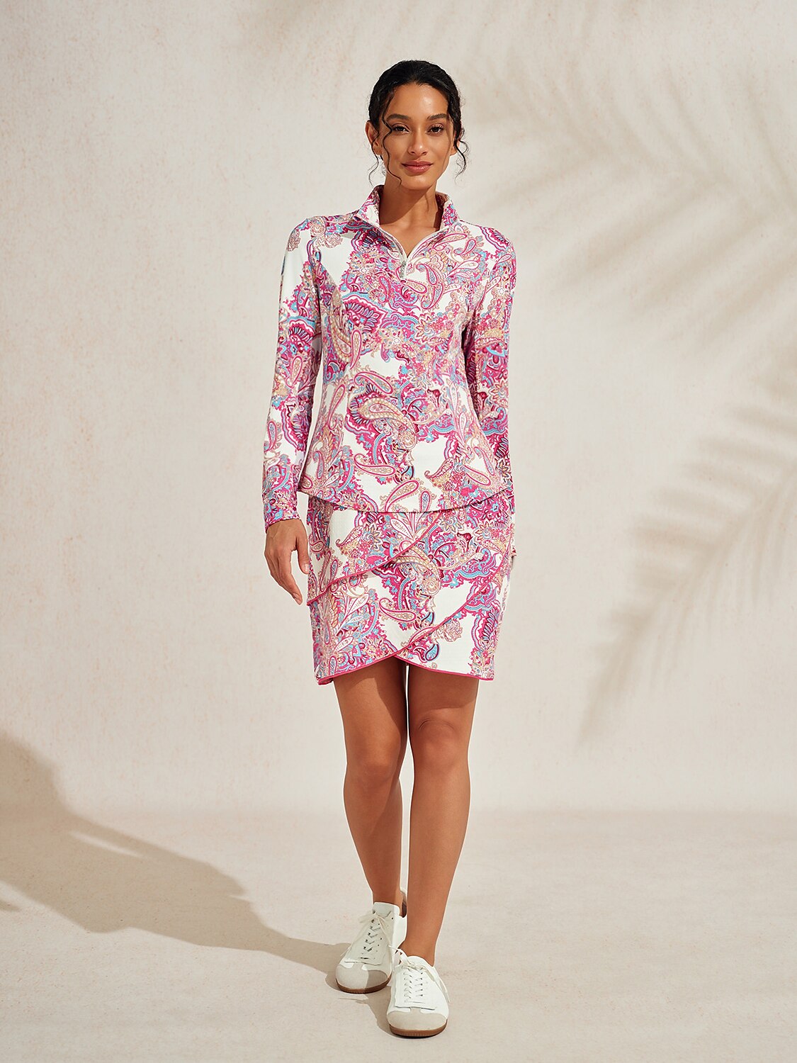 Premium 18.5 Inch Asymmetrical Skort UPF50+