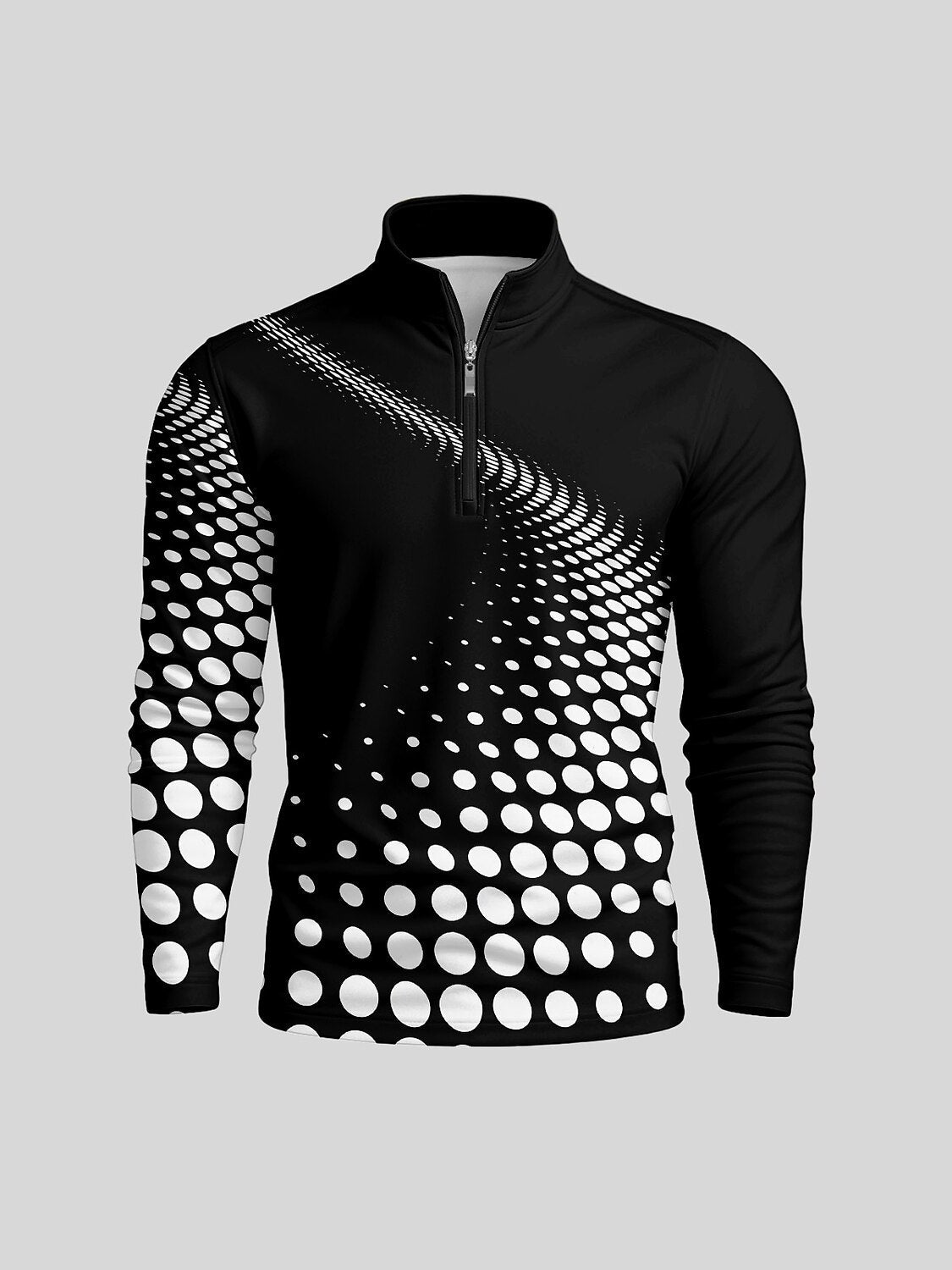 Air Brush Men's Golf Shirt Quarterzip UPF50+