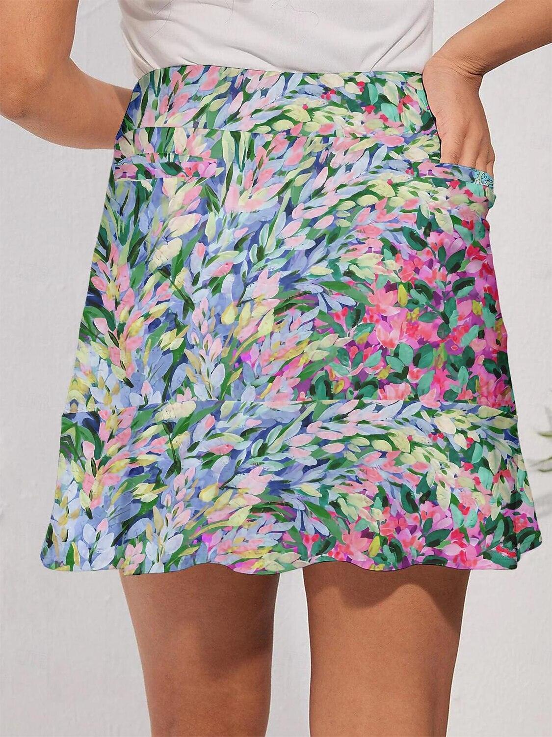 Botanical Energy 17 Inch Ruffle Skort UPF50+