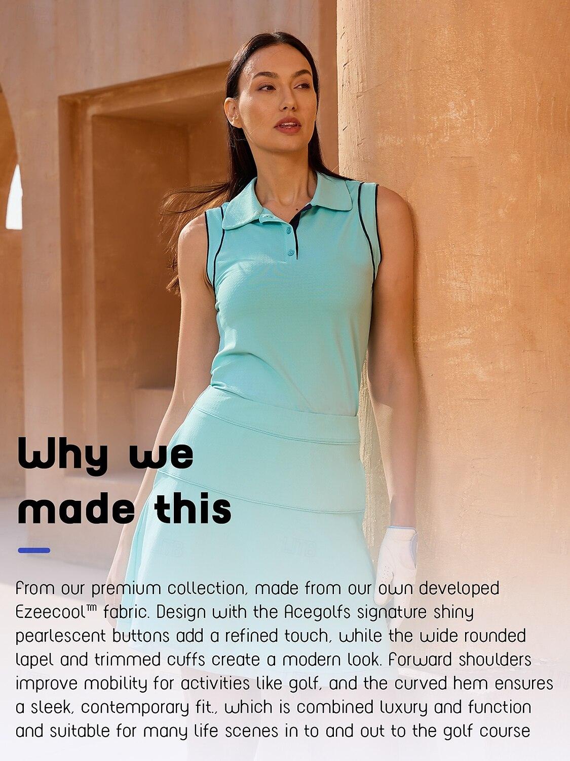 Premium Sleeveless Trimmed Polo UPF50+