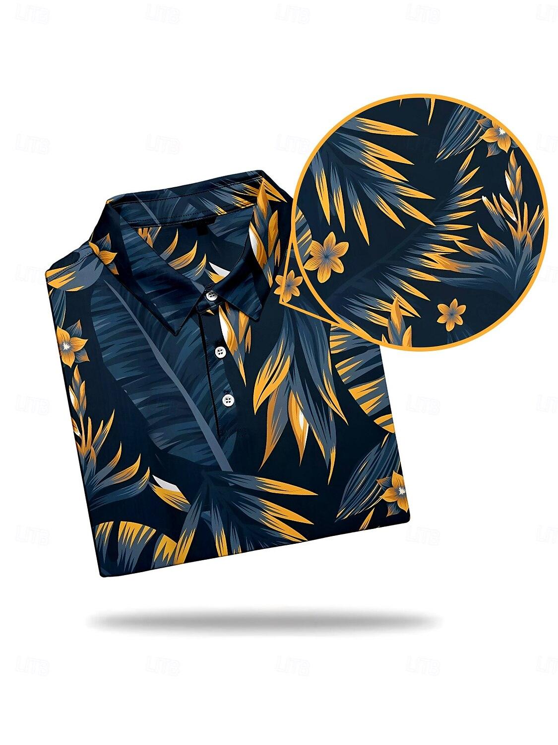 Botanical Energy Men's Polo Top UPF50+