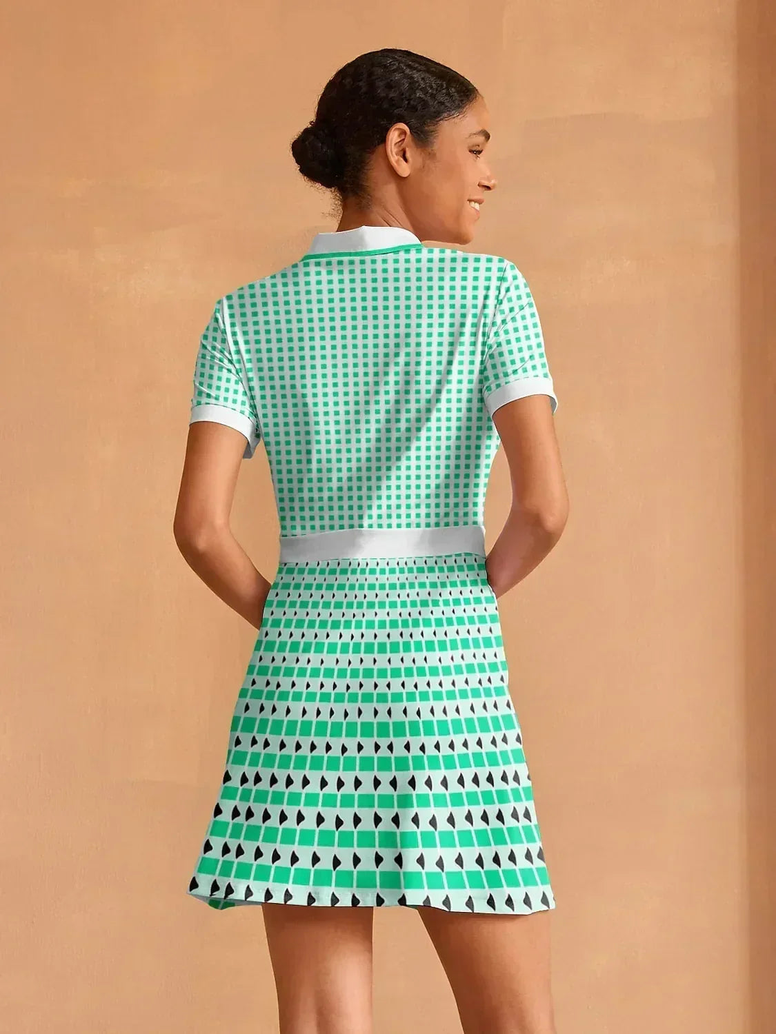 Not So Classic Short Sleeve A-Line 36.5 Inch Dress